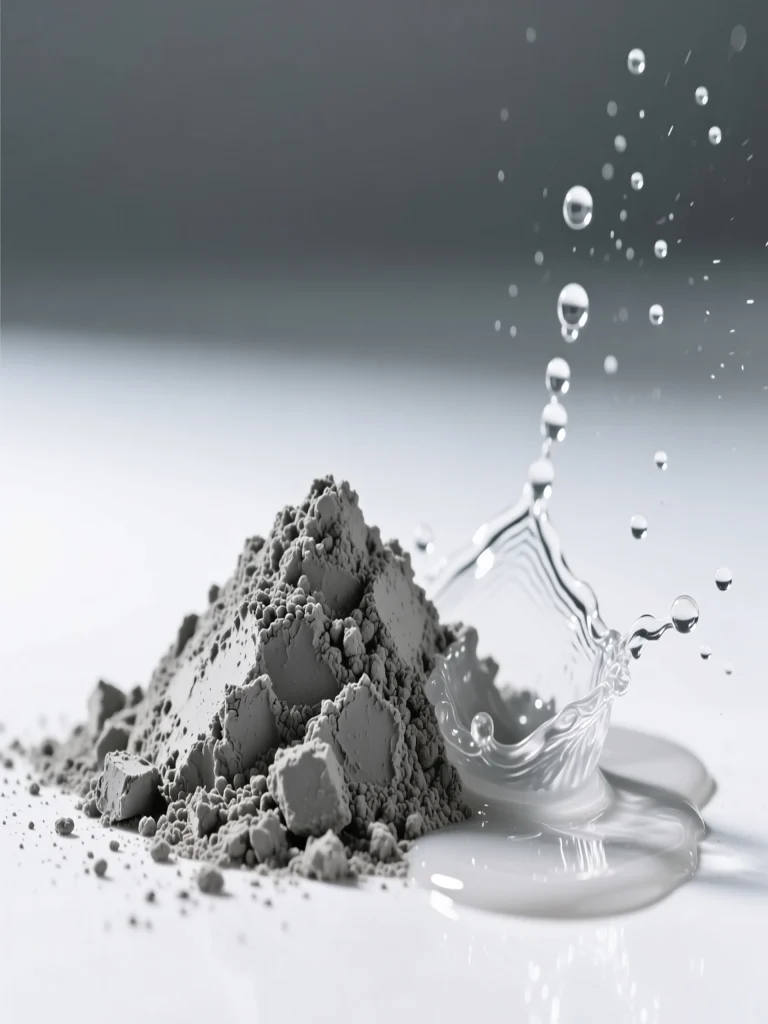 Supporting waterproof mortar for pool glass bead finishing installation